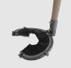 HaBi Schrubb Stockputzer groß ohne Stiel zum rückenschonenden Entfernen von Rebschossern und alter Rinde, mit dichten Borsten und ergonomischem Design