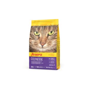 Foto der 2 kg Josera Culinesse Verpackung – Premium Trockenfutter mit Lachs für anspruchsvolle Katzen, gut für Haut und Fell, Anti-Haarballen-Formulierung