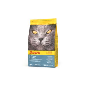 Bild der 2 kg Josera Léger Verpackung – Light-Trockenfutter für kastrierte oder wenig aktive Katzen mit Geflügelprotein und L‑Carnitin, reduzierter Energiegehalt