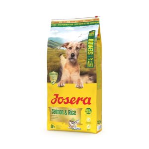 Josera Senior Salmon & Rice 12,5 kg Packung – Trockenfutter für ältere Hunde mit Lachs und Reis