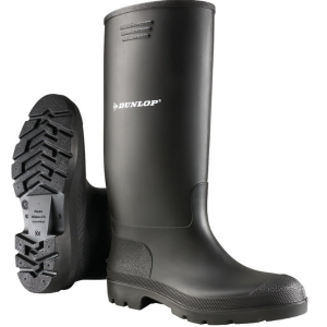 Dunlop Regenstiefel Arbeitsstiefel in Schwarz