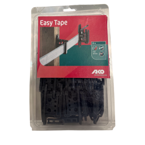 AKO Easy Tape Klippisolator 25 Stk., zum einfachen Anbringen und Isolieren von Strombändern an Holzzäunen für Tiergehege usw.
