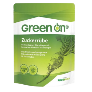 Green On Zuckerrübe Blattdünger im praktischen Beutel, FiBL gelistet, für eine effektive und passgenaue Mikronährstoff-Versorgung für Zuckerrüben