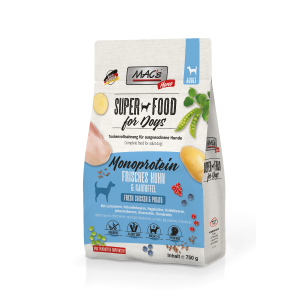 Sack MAC’s DOG Mono frisches Huhn 750 g