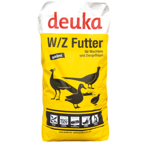 deuka W/Z Reifefutter gekörnt für Wachteln und Ziergeflügel im 25kg Sack – proteinreiches Aufzucht- und Reifefutter ohne Kokzidiostatikum