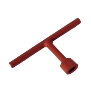roter Spannfix-Schlüssel zum schnellen Spannen und lockern von Drähten