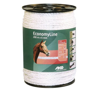 Seil EconomyLine 200m 6mm weiß 6 x 0