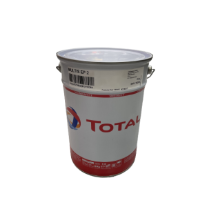 Abschmierfett Multis EP 2 von Total, 5kg Blecheimer – Mehrzweck-Schmierfett für Lager und Fahrwerksteile in Land- und Forstwirtschaft