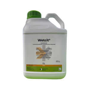 Fünf-Liter-Kanister WETCIT 5 lt Adjuvant Netzmittel - grüne Etikettierung mit Oro Agri Logo